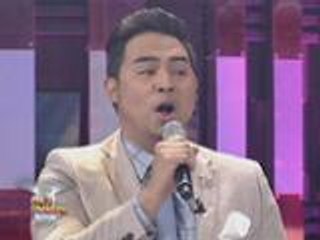Denise Laurel as Lea Salonga sings "Sun and Moon" with Jed Madela