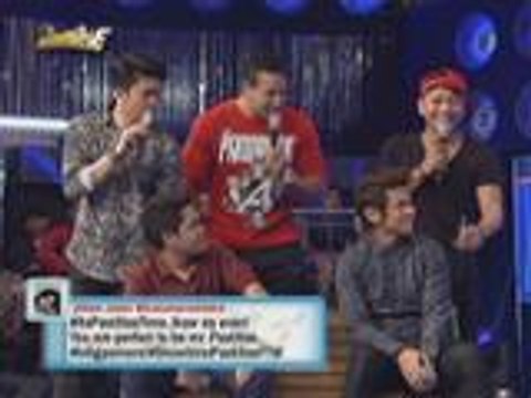 Vice Ganda hinamon sina Jess, Evan at Topher sa mga intense na tanong para kay Ms, Pastillas