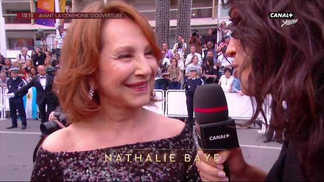 Nathalie Baye Cannes c'est le cinéma et vive le cinéma ! - Cérémonie d'ouverture Cannes 2019