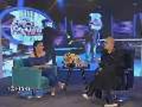 Melai Cantiveros describes to Boy Abunda how she impersonated him