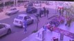 Zonguldak Motosikletin Yayaya Çarpma Anı Güvenlik Kamerasında