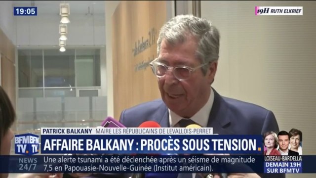 On a commencé la politique riches, on la finit pauvres : Patrick Balkany s'exprime en marge de son procès