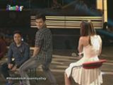 Evan may pasample na abs kay Pastillas Girl!