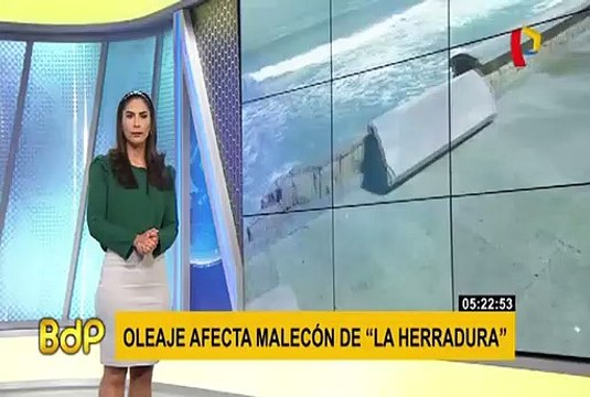 La Punta: fuerte oleaje anómalo afectó losa deportiva en Chucuito