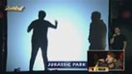 Vice nagpaliwanag kay Jhong sa ginawa nilang pagpapahula ng Jurassic Park sa Hulanino