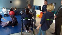 Prince Harry visits OXSRAD Sports Centre in Oxford