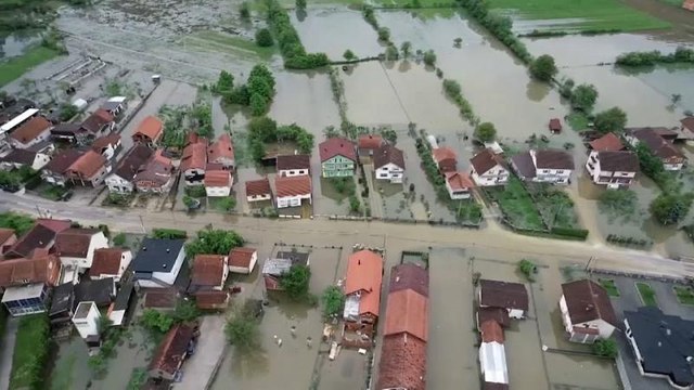 Homes flooded as rivers burst banks in Bosnia