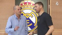 El reencuentro de Nocioni con la plantilla del Real Madrid antes de la Final Four