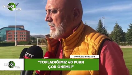 Hikmet Karaman: "Topladığımız 40 puan çok önemli"