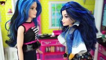 Frozen Anna Doll Make Over at Rapunzels Beauty Salon - Barbie  Toy Hair Salon Videos