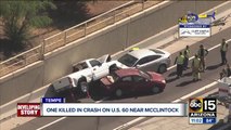 One killed in crash near US-60 and McClintock