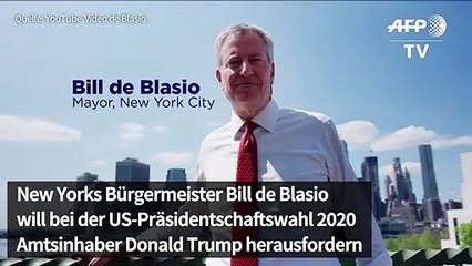 New Yorks Bürgermeister will US-Präsident werden