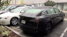Le coffre de la Tesla Model 3 déteste la pluie... Pas au point du tout
