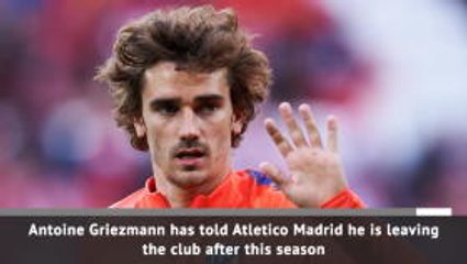 Griezmann to leave Atletico Madrid