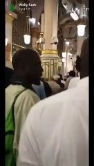 Waly seck accompagnés de son manager Ndiaga Euro et Niang Kharagne à la Mecque