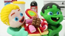 KIDS LEARNING HOW TO COOK PIZZA ❤ PLAY DOH CARTOONS FOR KIDS