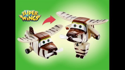 Super Wings Mini Transforming Bello Robot Airplane  - Unboxing Demo Review