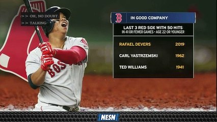 Red Sox's Rafael Devers Joins Elite Company With Hot Offensive Start