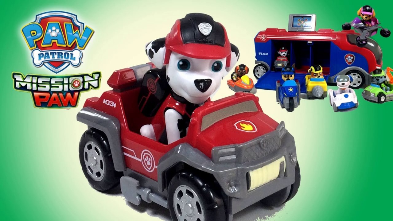 Paw Patrol Mission Paw Marshall Rescue Rover || Keiths Toy Box - video ...