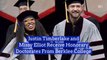 Justin Timberlake And Missy Elliot Get Honorary Doctorates