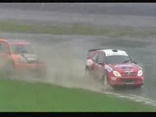 ERC Rallycross Norway - Hansen Huge Crash!