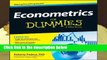 Full E-book  Econometrics For Dummies  Review