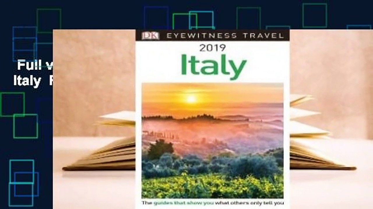 Full version  DK Eyewitness Travel Guide Italy  For Kindle