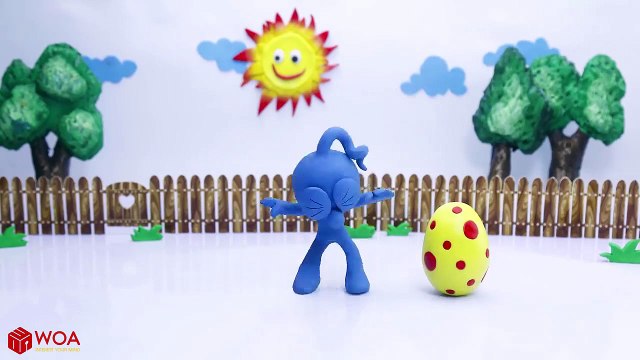 WHERE IS TINY? CLAY MIXER POWER WHEEL Animation Cartoons Play Doh