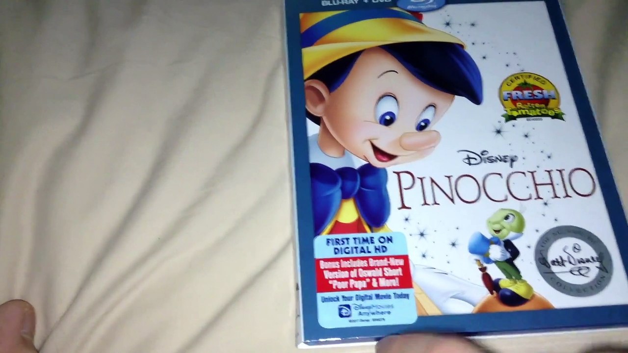 Pinocchio (Signature Edition) Blu-Ray/DVD/Digital HD Unboxing - video  Dailymotion