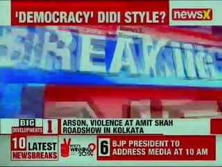 Kolkata police arrests 16 people over violence in Amit Shah's rally; BJP delegation to meet governor