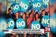 No a la Revocatoria: congresistas opinan sobre el papel de los artistas en la campaña