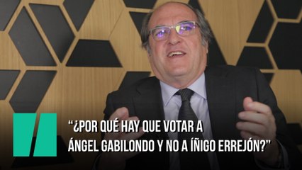 "¿Por qué hay que votar a Ángel Gabilondo y no a Íñigo Errejón?"