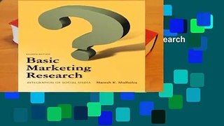 About For Books  Basic Marketing Research  For Kindle
