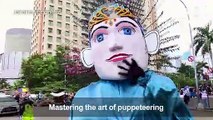 Master of puppets: Indonesia's 'Ondel Ondel' kids