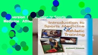 Full version  Introduction to Sports Medicine   Athletic Training  For Kindle