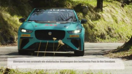 Formel E-star Mitch Evans erklimmt in Jaguar I-Pace den Legendären Col de Turini – Pilotiert von sienem Bruder