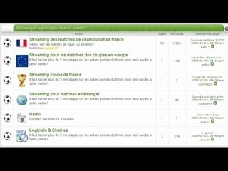 Regarder des matchs de foot gratuitement !