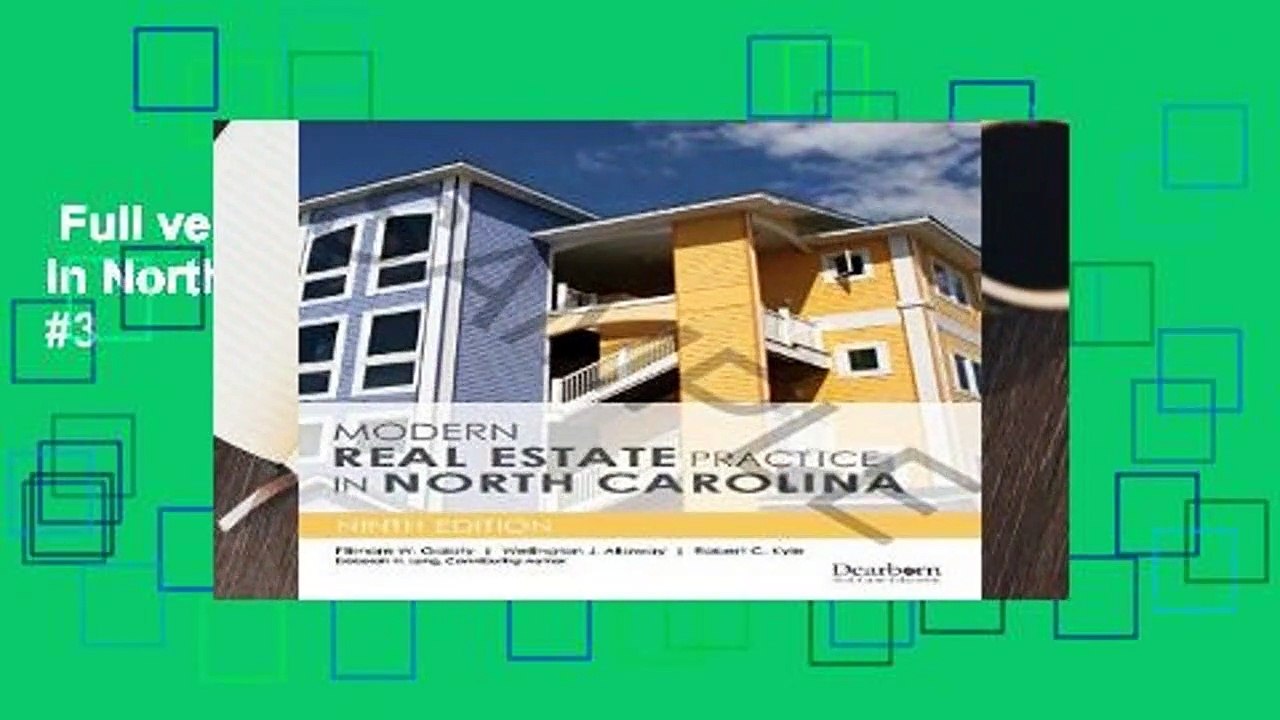 Full version  Modern Real Estate Practice in North Car  Best Sellers Rank : #3