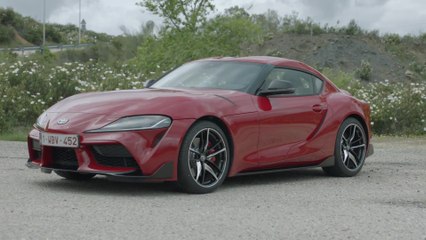 Toyota GR Supra Design in Red