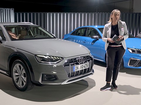 A bord de l'Audi A4 (2019)