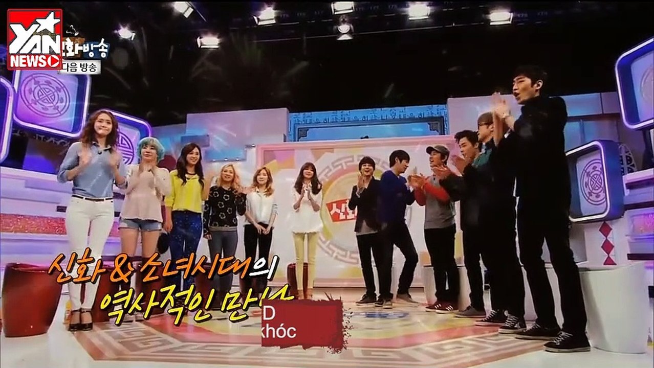 Shinhwa và SNSD khiến cho Yoona bật khóc