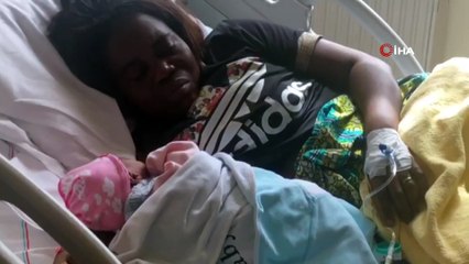 Jandarmanın operasyonu Kongolu anne ile bebeğini hayata bağladı