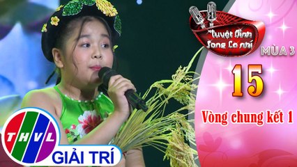 Tuyệt đỉnh song ca nhí Mùa 3 - Tập 15[3]: Mưa trên quê hương - Gia Uyên