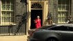 Theresa May departs Downing Street for PMQs
