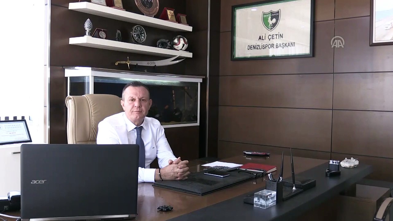 Abalı Denizlispor Başkanı Çetin: 'Süper Lig'deki hedefimiz ilk 5' - DENİZLİ