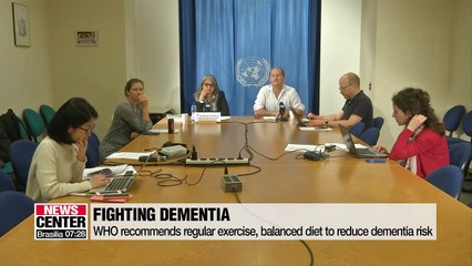 Download Video: WHO recommends regular exercise, balanced diet as ways to reduce dementia risk