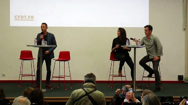 Evènement sur les élections européennes avec les têtes de liste