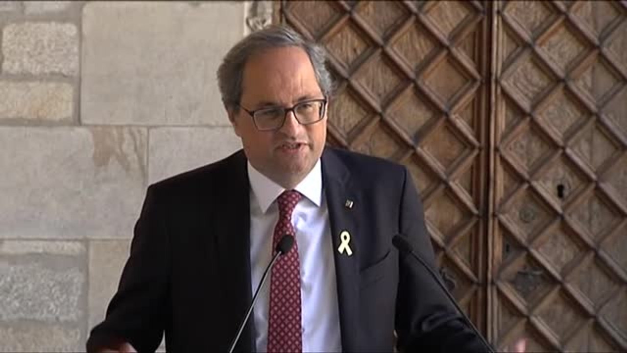 Torra acusa a la Junta Electoral Central de ser "parcial" tras declarar ante el TSJC