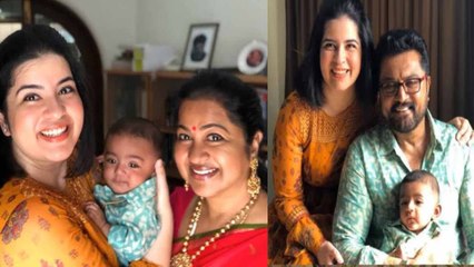 மகனுக்கு நன்றி சொல்லி.. தனது பிரசவ வீடியோவை வெளியிட்ட ராதிகா மகள்