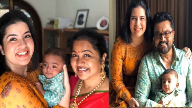 மகனுக்கு நன்றி சொல்லி.. தனது பிரசவ வீடியோவை வெளியிட்ட ராதிகா மகள்